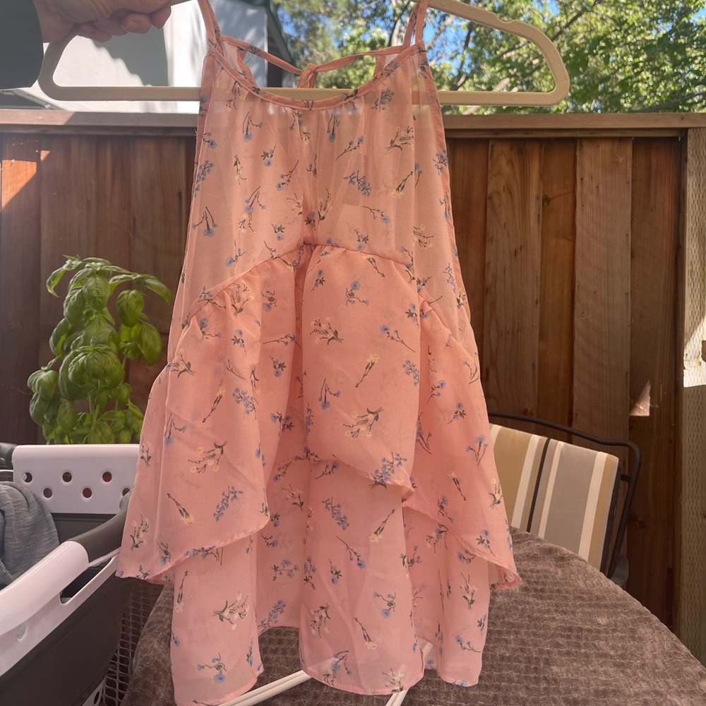 Pink Floral Blouse